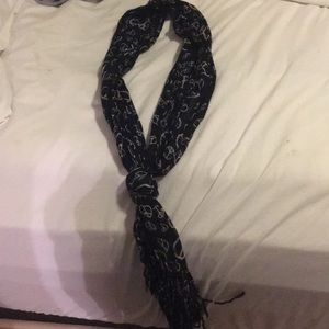 Peace sign scarf